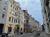 Leipzig: a street of older buildings Leipzig old city: a street of older buildings
