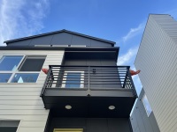 The horns I installed on my house for my housewarming.