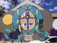 Scarab Fabulous street art of Sydney